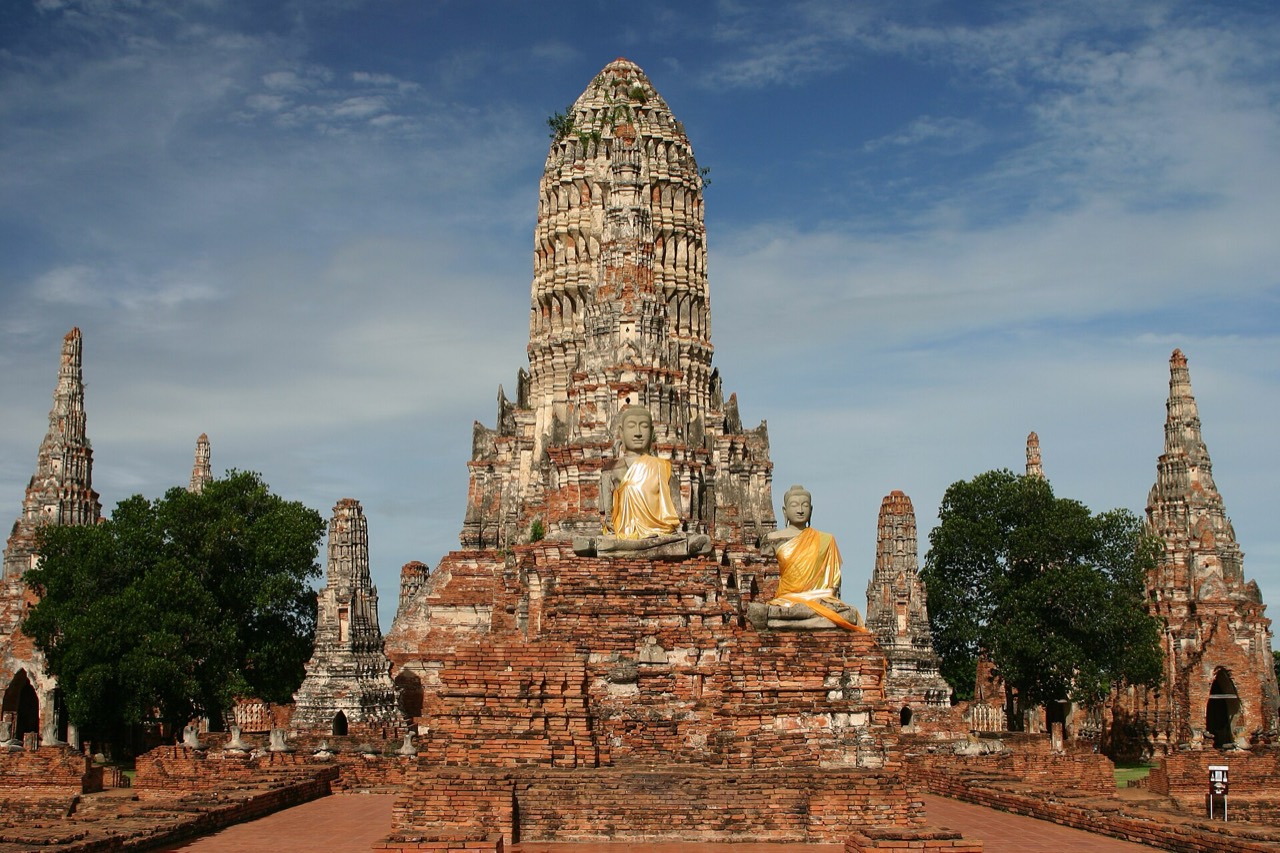 Temple ruins at Ayutthaya, Thailand