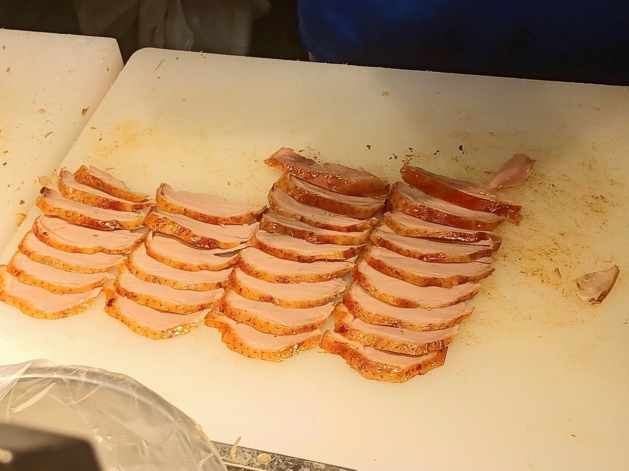 Sliced Peking duck
