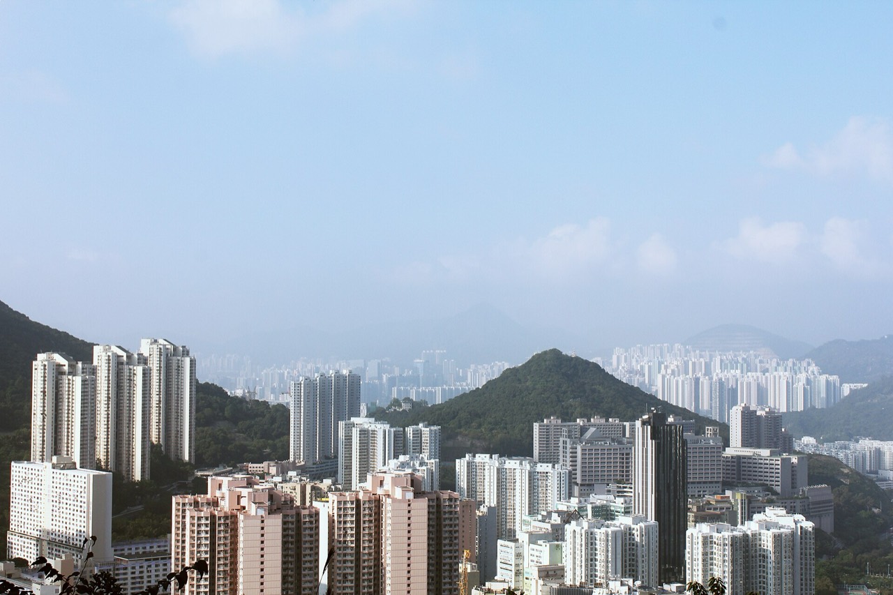 The start of the Dragon's Back trail, Hong Kong