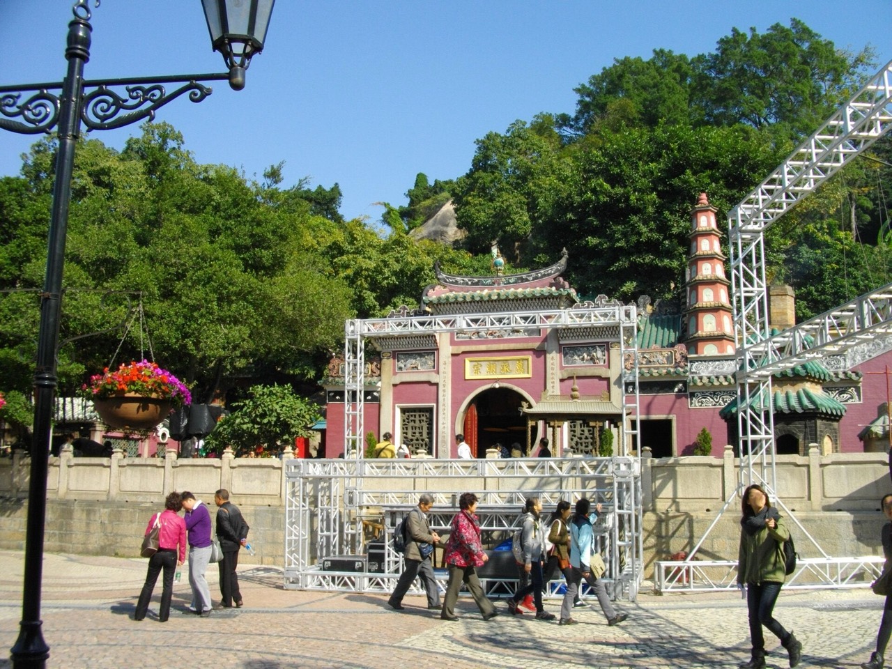 A-Ma Temple, Macau — incense coils at the territory's oldest temple