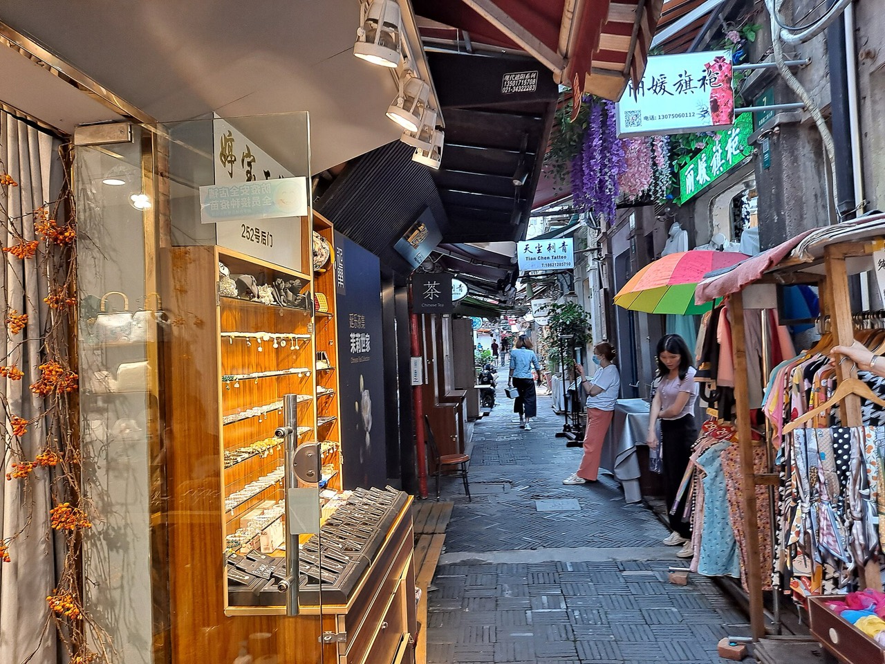 A lane in Tianzifang, Shanghai