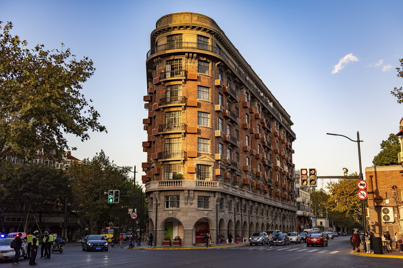 The Wukang Mansion at golden hour, former French Concession, Shanghai