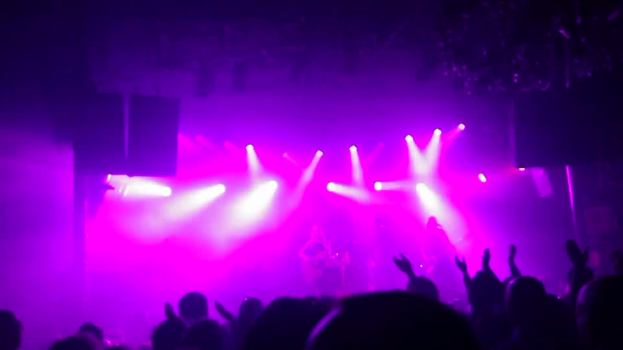 Inside Destination, Beijing — stage lights over the main floor