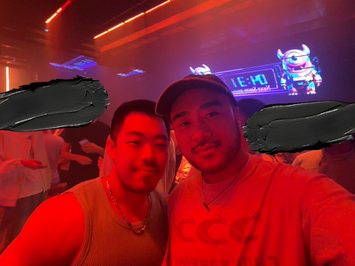 The 360-degree wraparound LED screen at Monster House gay club, Chengdu